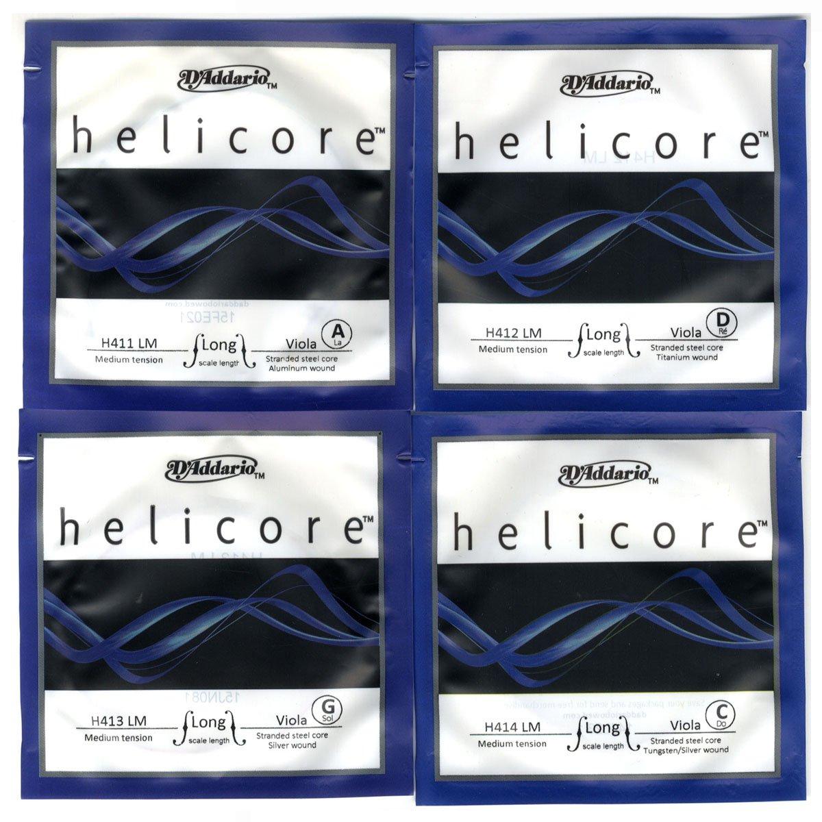 

String Helicore Set A D G C for Viola H410LM D Addario & & &