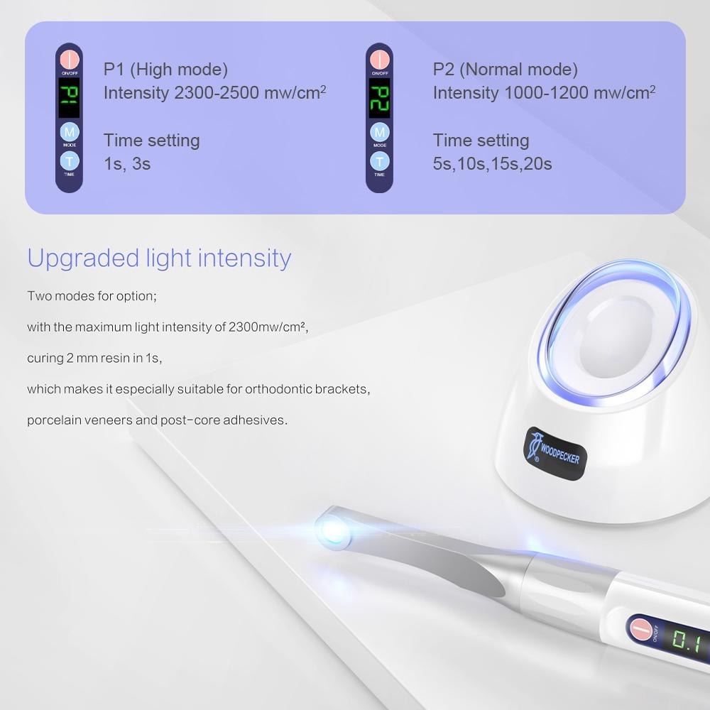 Woodpecker iLED Dental Curing Light 1 Second LED Curing Lamp Resin Curable Dental Photopolymerized Oral Lamp Dentist Tools