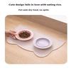 Pet Waterproof Mat Dog Cat Bowl Mat Silicone Non-Slip Pet Feeding Mat Dog Eating Bowl Tray Cushion