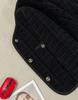 Elegant Black Tweed Round Neck Jacket - Autumn/Winter French Style