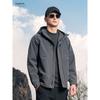 Yingjuelun 2025 Autumn and Winter New Casual Windproof Hooded Jacket Men's Spring and Autumn Outdoor Workwear Assault Jacket Men