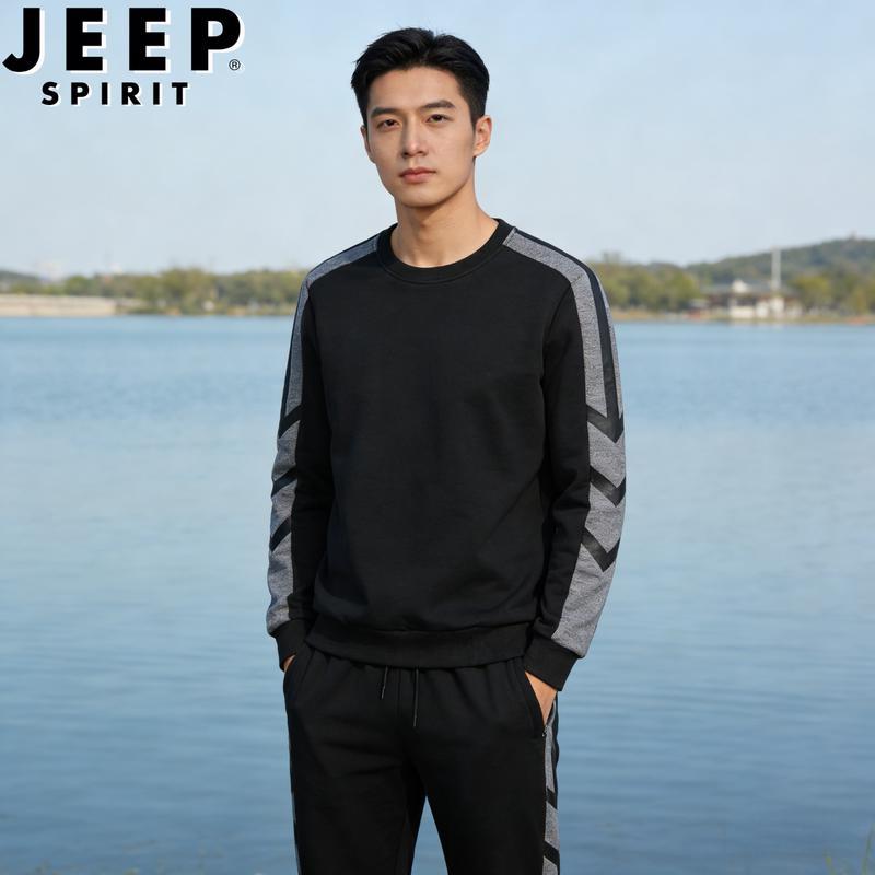 

JEEP SPIRIT Men s Fleece-Lined Cotton Tracksuit 2XL