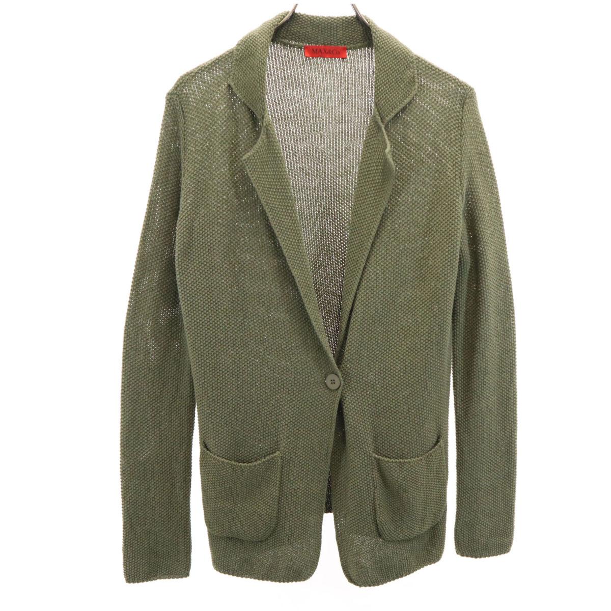 

MAX&CO Long sleeve knit cardigan S khaki Women Used