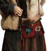 Autumn Style Color Block Crossbody Bag In Versatile Woolen Finish - SC169