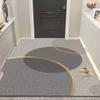 Washable  PVC Door Mat Non-Slip Dirt Resistant Extra Large Entrance Rug for Hallway Home Decor