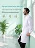 Unisex Long-Sleeve Lab Coat for Medical Professionals and Students