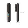 Ionic Charging Hair Styling Comb With Fast Heat Up ABS Materials Anti Burn Shield For Home And Travel Use