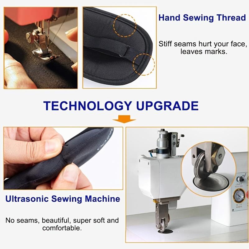 1pc Sleep Eye Mask , 3D Contoured Cup Sleeping Mask And Blindfold, Concave Molded Night Sleep Mask, Block Out Light