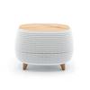 Futuristic Ribbed Aroma Diffuser with Colour-Changing Light