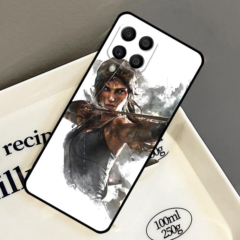 Lara Croft Tomb Raider Case For Samsung Galaxy M15 M55 M12 M13 M14 M54 M23 M16 M11 M21 M31 M20 M34 M52 M32 M36 M56