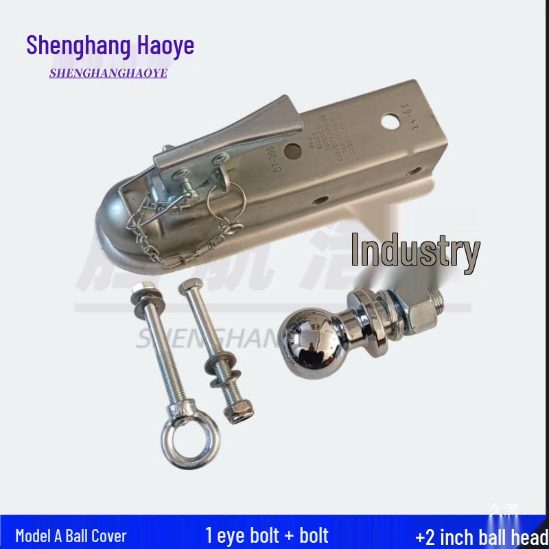 Anti-Detachment Wear-Resistant Cast Steel Trailer Tow Ball Cover for RVs & Boats