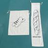 Sustainable Packaging Pouch Functional Linen Drawstring Bag for Bread and Fruits