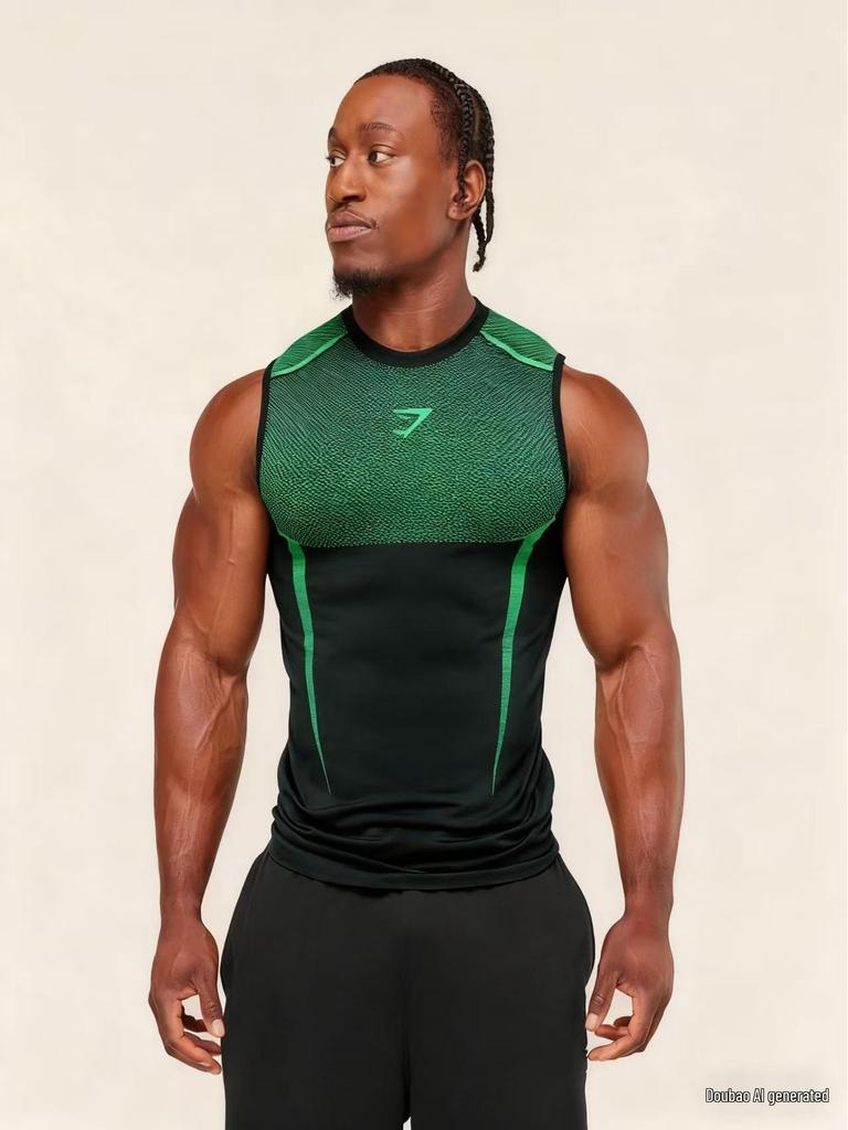 American Style Muscle Fitness Tank Top - Breathable Sleeveless Sportswear