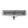 LED Work Light Marine, 18W Dual Color White Blue, 316 Stainless Steel Brackets, Boat Searchlight, for Yacht Truck Offroad, 12V