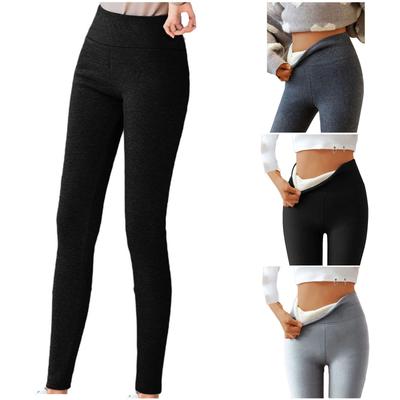 Warm Casual Winter Pants, Soft Clouds Fleece Leggings Women Winter Leggings