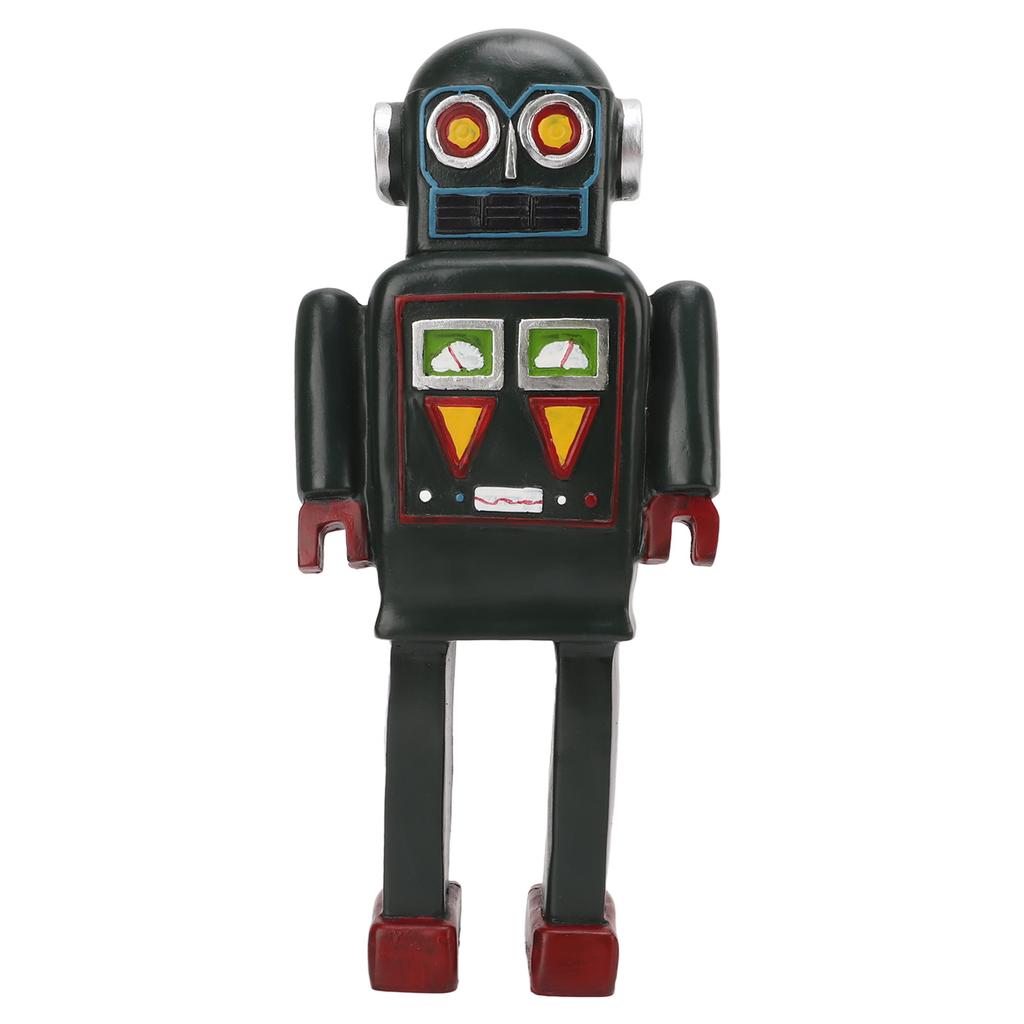 Statua di robot in stile europeo, statua di robot retrò, decorazione per tiro, bar, caffetteria, ornamento