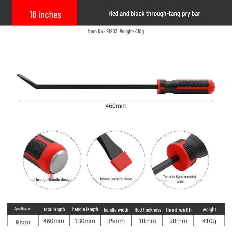 Multi-Functional Woodworking Pry Bar: Special Steel Tool for Door and Window Installation