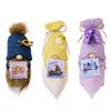 Decorative Unique Bee Gnome Plush Doll With Cozy Knitted Hat For Seasonal Accents Home