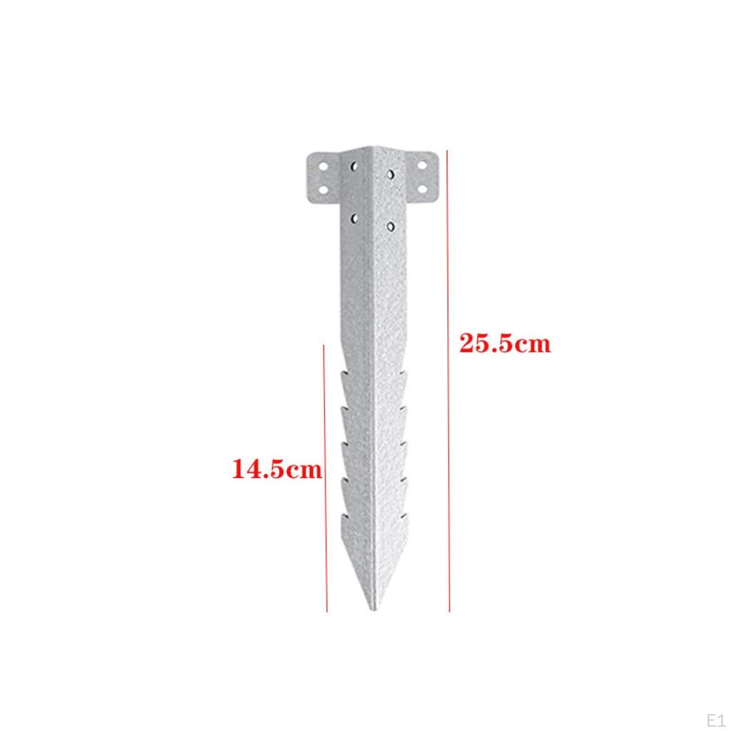 10 Pieces Garden Bed Corner Brackets with Screws Serrated Lumber Bracket HeavyDuty