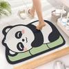 Cute Diatom Super Absorbent Bathroom Mat CartoonNon-Slip Mud Toilet Pad Quick-Drying Bath Mat Floor Mat