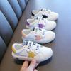 Small White Shoes Autumn New Girls Dirty Shoes Casual Shoes Stars Breathable Boy Board Shoes Sneakers Comfortable  Daily Kids