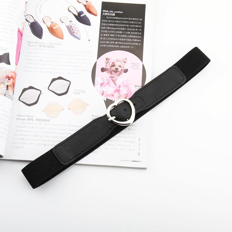 

Плетеный Эластичный Ремень Женский Простой Студенческий Джинсовый Практичный Ремень