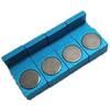 CWZ (Blue) Magnetic Parallel Keepers Holders. Dual Magnets! Vise,CNC, Kurt - 4set