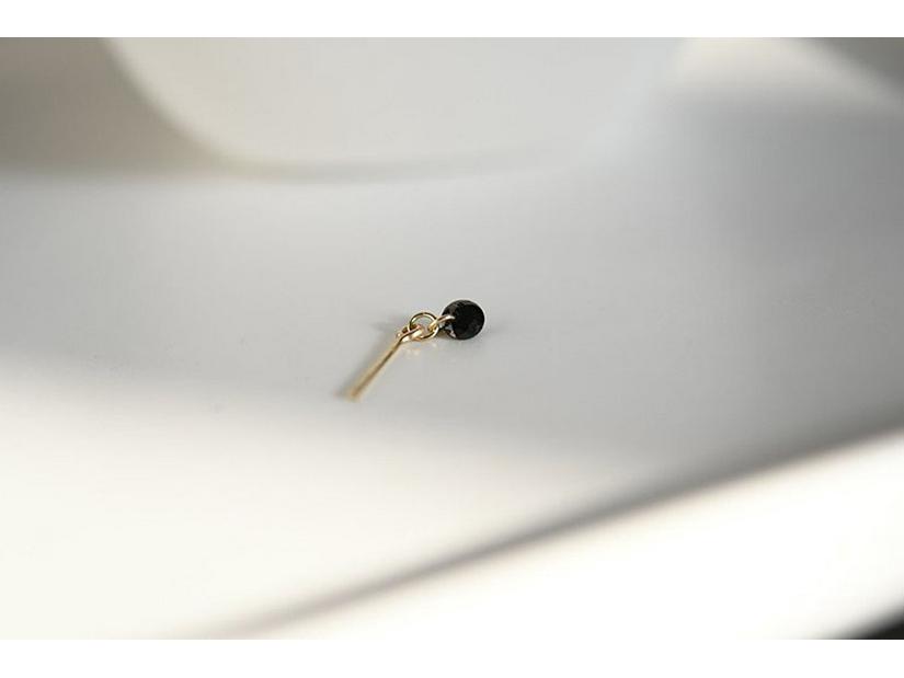 Gold-Plated Sterling Silver Zircon Stud Earrings – Fashionable & Versatile Women's Jewelry.