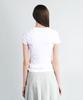 SEALOT Shirred Half Sleeve Top (White)