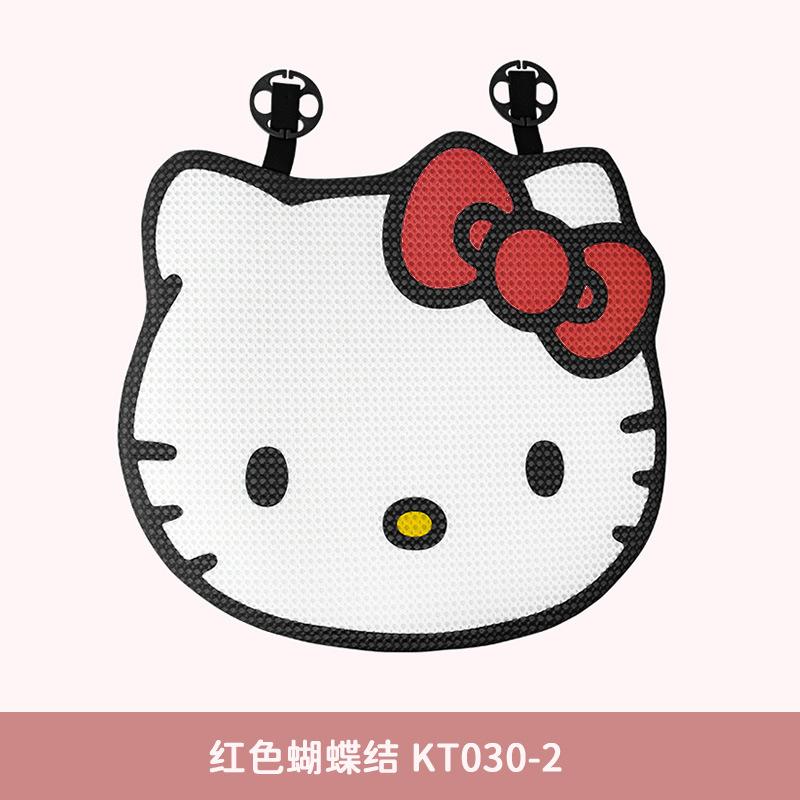 

Чехлы на сиденье автомобиля Hello Kitty, универсальные, для всех сезонов, плюшевые, впитывающие пот, милые мультяшные аксессуары для сидений