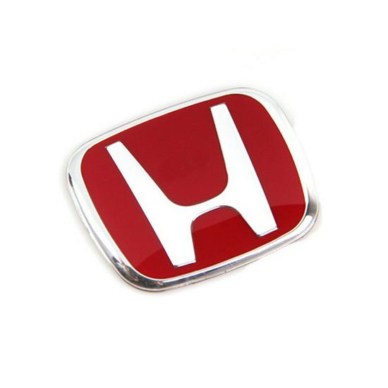 

H Красная эмблема для Civic, Fit, CRV, Accord, Odyssey, Crider, Jade: Переднее и заднее рулевое колесо E00 [98x80]