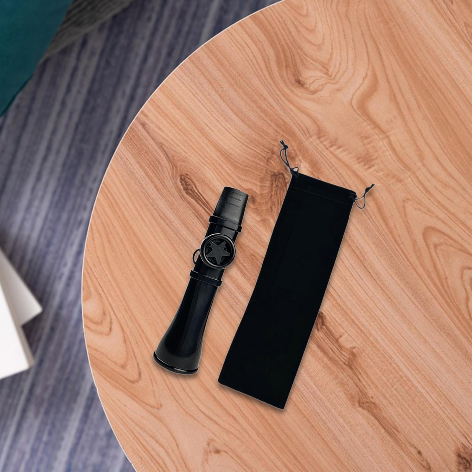 

Kazoo Flute with Storage Bag Easy to Play Party Favors Beginner Gifts чёрный