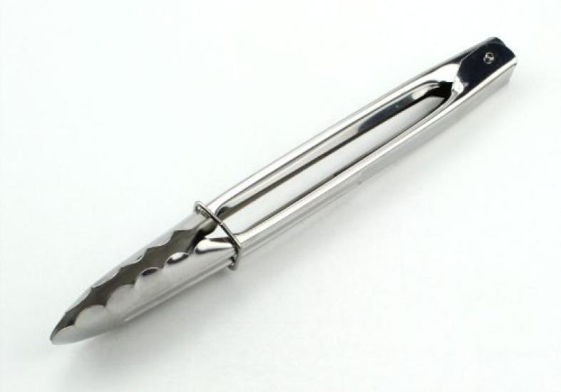 PEARL METAL Easy Wash Stainless Steel Cooking with Made In Multi-Purpose Tongs, 24cm, Rings, Japan, C-8703