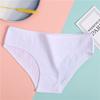 FINETOO Cotton Women's Briefs Solid Color Long Johns M-XL Mm Soft Briefs Girls Striped Underwear Comfortable Panties Women's Underwear