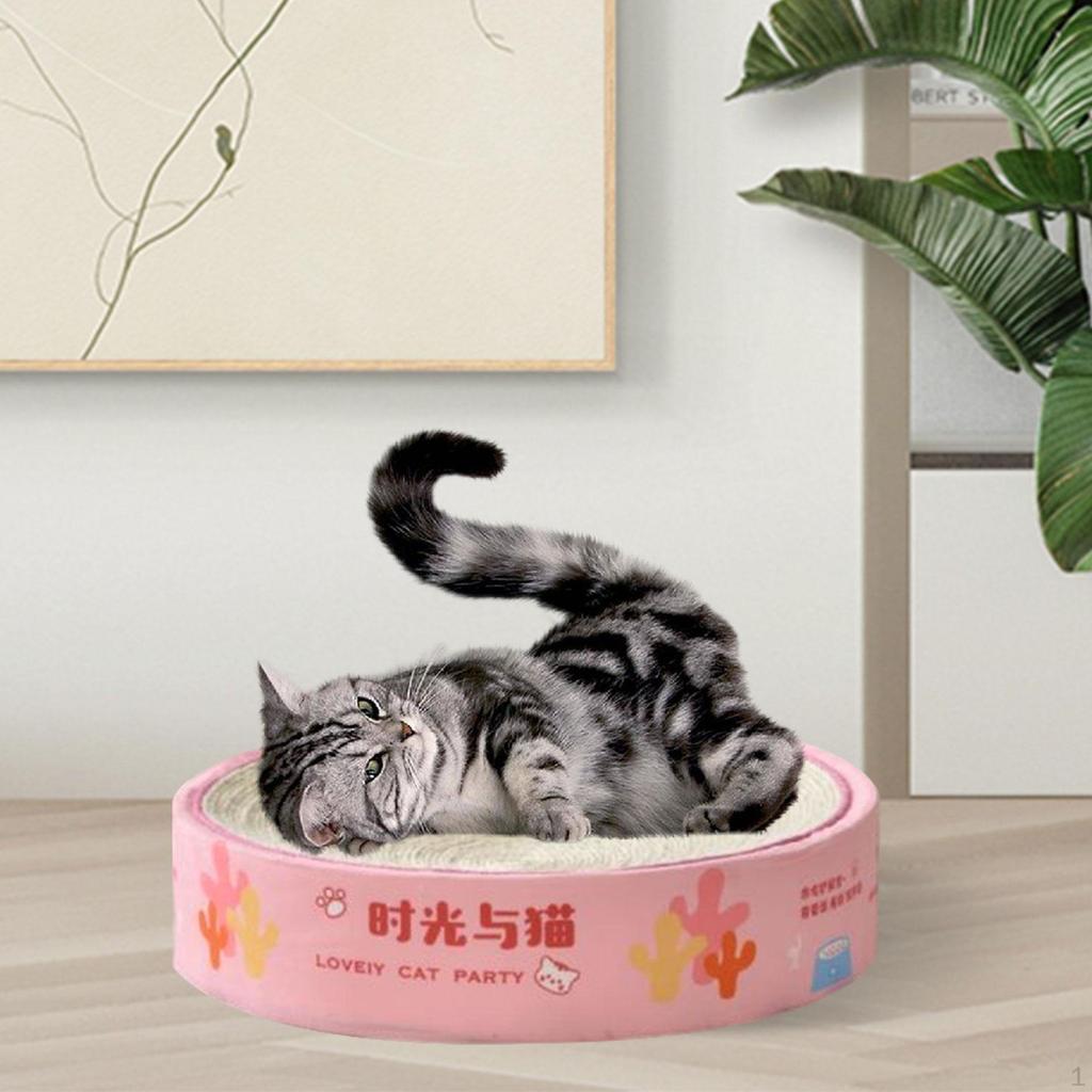 Cat Scratcher Board Bowl Scratch Lounge Bed Play Rest Kitten Small Medium Large