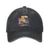 LGBTQ Rainbow Baseball Cap Vintage Distressed Denim Gay Pride LGBT Awareness Ally Snapback Cap Unisex  Outdoor All Seasons Caps