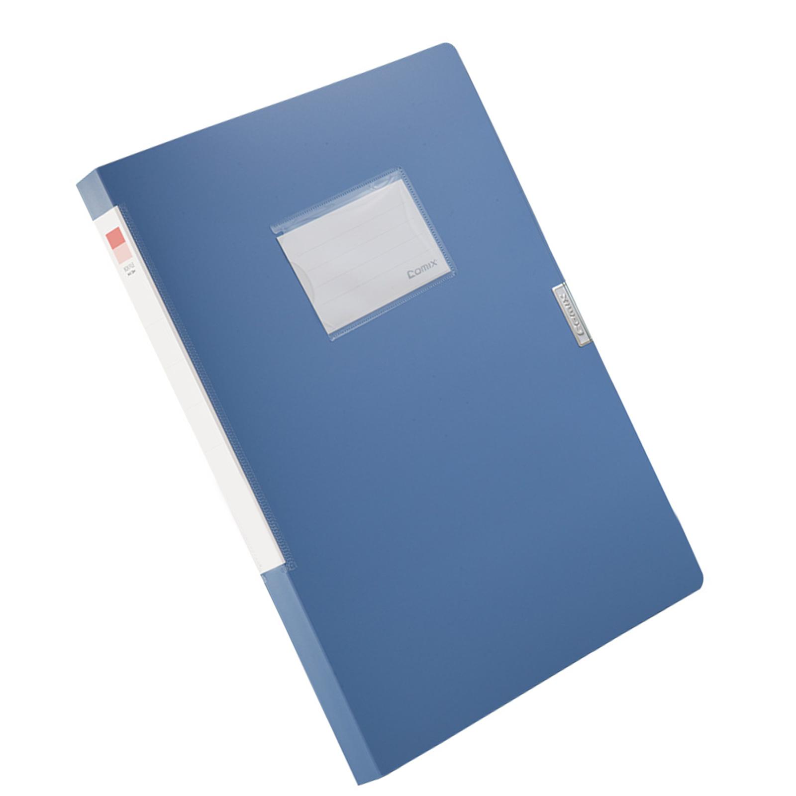 

Папка-файл Пластиковый органайзер для документов Коробка для файлов Большая вместимость Коробка для хранения документов для сертификатов Важная бумага 22 синий