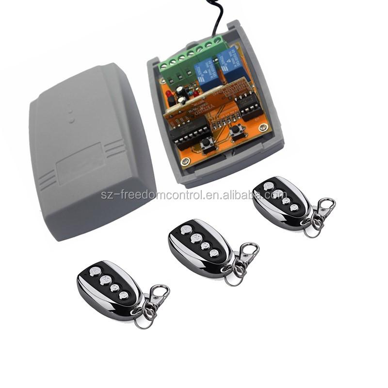433MHz RF Remote Control Replacement Garage Door Opener Receiver
