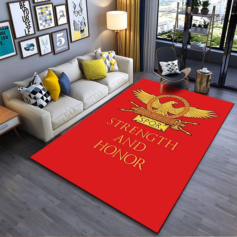Roman Eagle Strength Carpet suitable as a non-slip mat for the living room or bedroom sofa