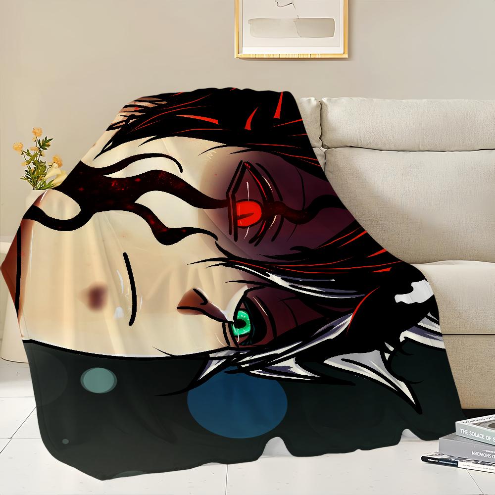 Anime B-Black C-Clover Printed comfortable and soft sofa, living room bed, bedroom blanket suitable for travel and gifts