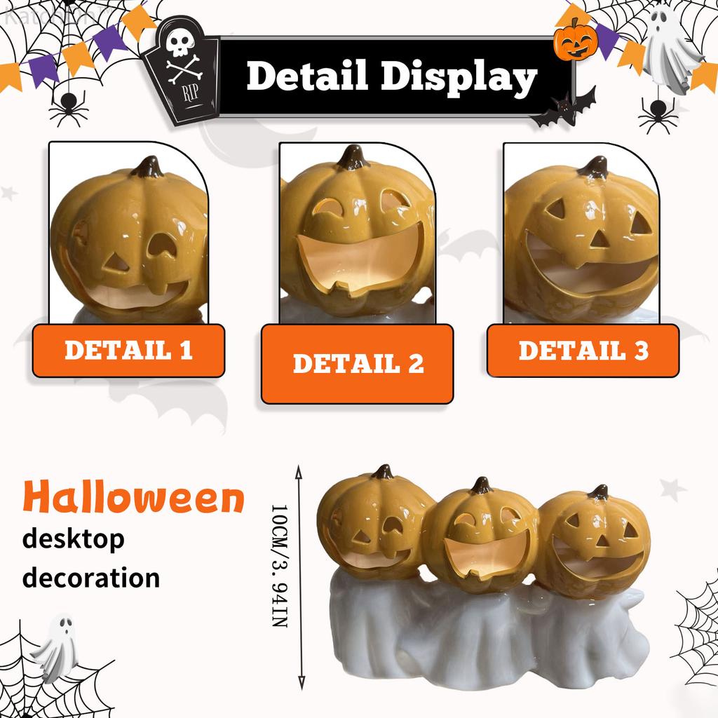 Halloween Pumpkin Desktop Ornament,Holiday Decorations,Holiday Gifts For Friends