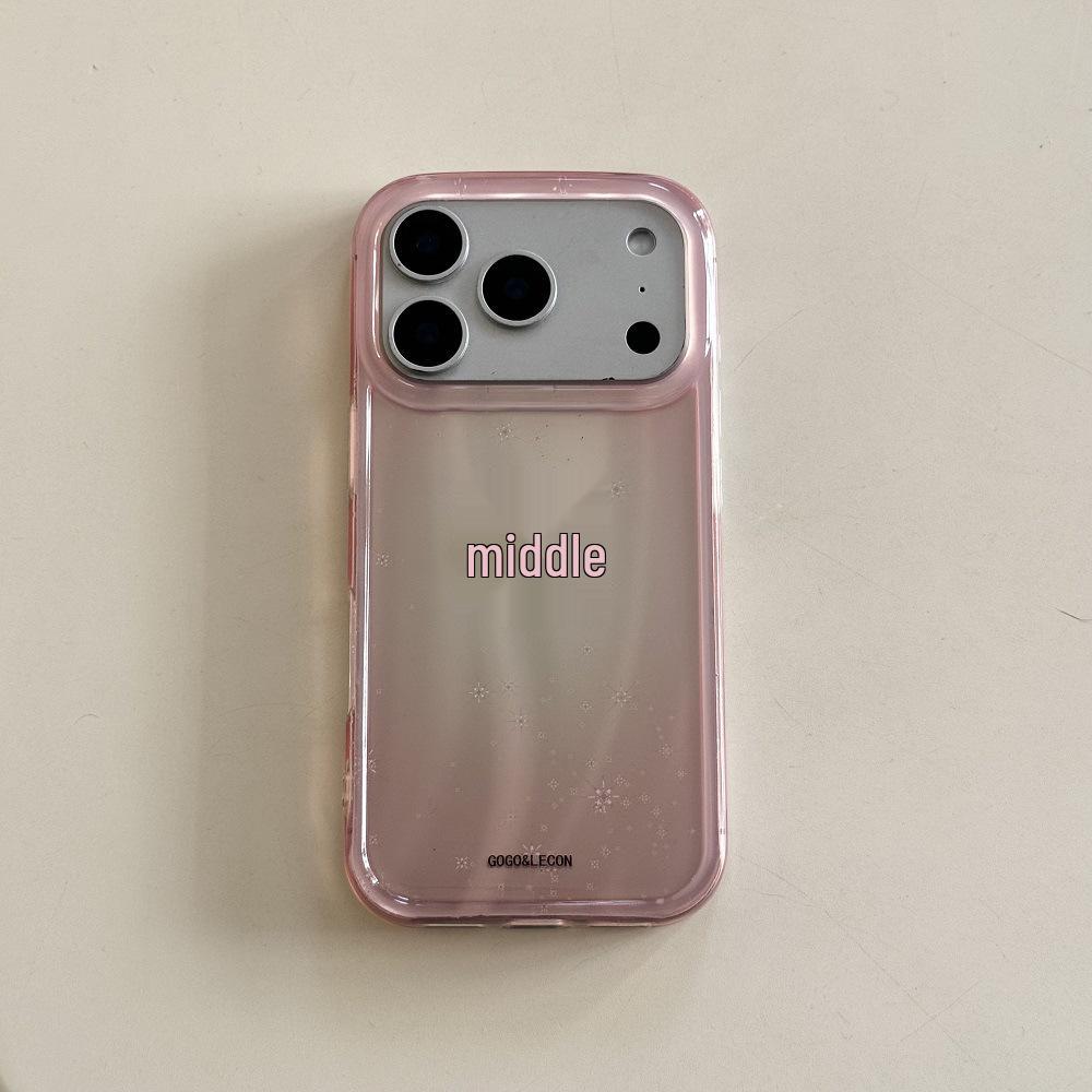 

Pink 3D Little Horse Phone Case for Apple 16/17 Pro Max - Simple, Girlish, Drop-Proof iPhone 15
