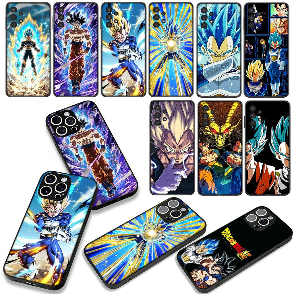 Vegeta Dragon Son Goku Ball Phone Cover Case for Apple iPhone 16 15 14 Plus 13 12 Mini 17 Pro Max + ProMax 16E Air 16+ Casing