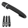 Exterior Door Handle Cover Complete Kit Carbon Fiber Decor Fit for Prius 20 2005‑2010