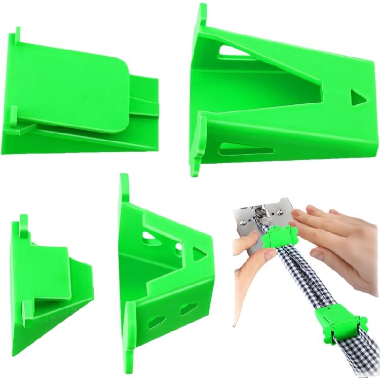 4Pcs Plastic Fabric Tube Maker Sewing Aid Plastic Fabric Tube Maker For Dressmaking Rug Quilting Making Knitting