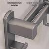 Wall-Mounted Kitchen Storage Rack with Hooks