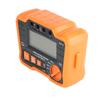 Digital Megohm Meter Electrical Earth Resistance Insulation Tester High Accuracy MH10 Orange