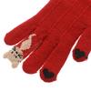 Finger Warm Soft Cute Cartoon Cats Knitted Gloves Thicken Warm Touch Screen Mittens Full Finger
