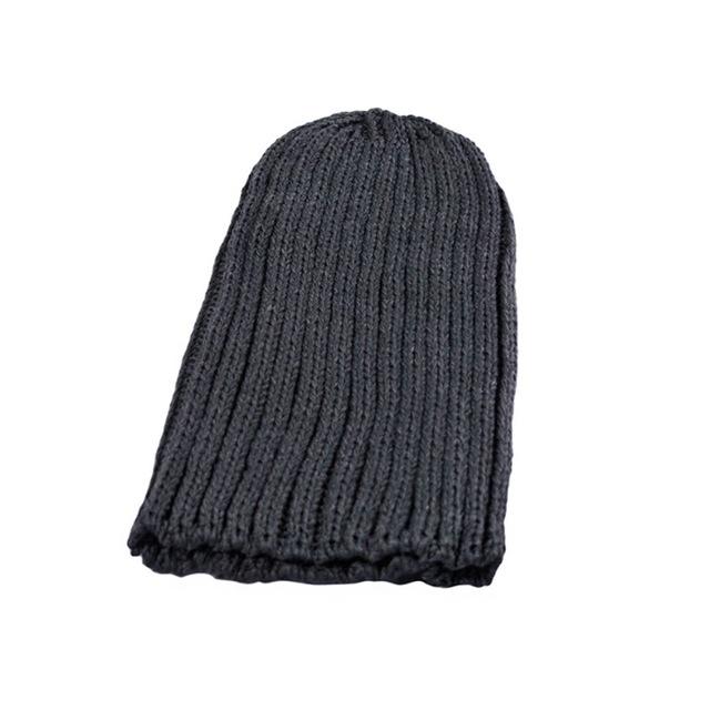 

New Knitted Hat Winter Hats for Men Skullies Beanies Men Women Cap Autumn Beanie Hat Gorro Warm Skull Bonnet Men Winter Cap темно-сірий колір