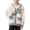 Vans Patchwork Retro Zip Hoodie Jacket Men Tops Off-White VN000FBX3KS